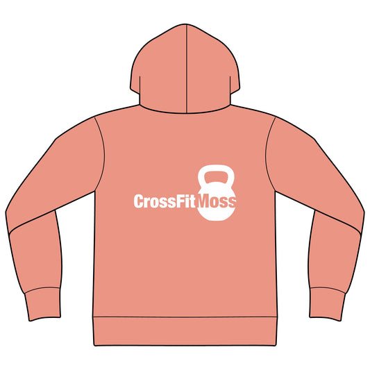 CrossFit Moss Kettlebell Zip Hoodie — Full-Zip Gym Sweatshirt