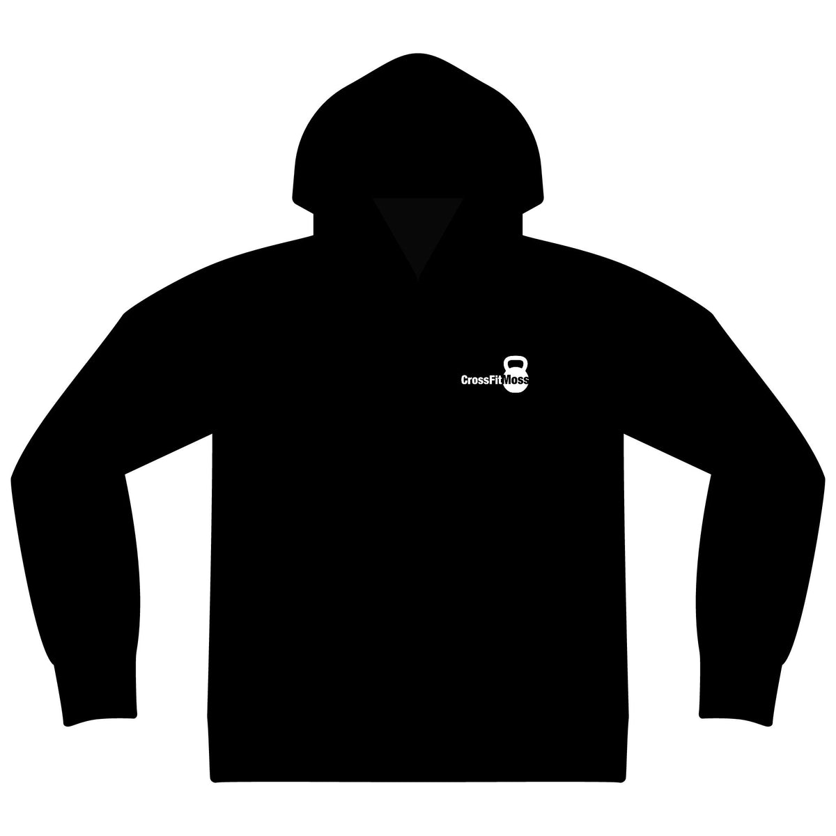 CrossFit Moss Kettlebell Zip Hoodie — Full-Zip Gym Sweatshirt