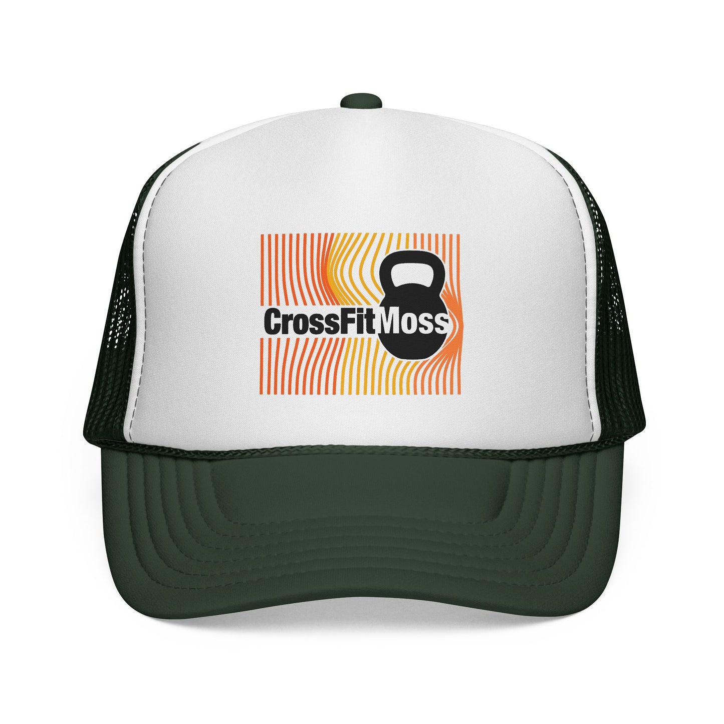 CrossFit Moss Trucker Cap - Sporty Hat for Fitness Lovers, Perfect for Gym, Summer Days, Outdoor Activities, Gift Idea
