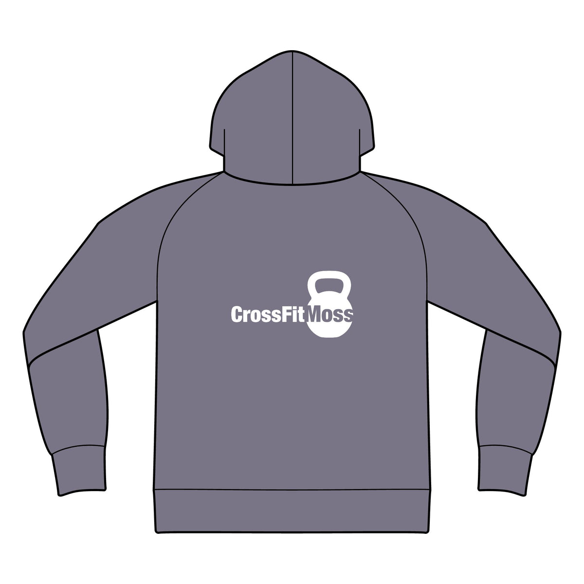 Women's Full-Zip Hoodie — Minimal Chest Logo Organic Fleece