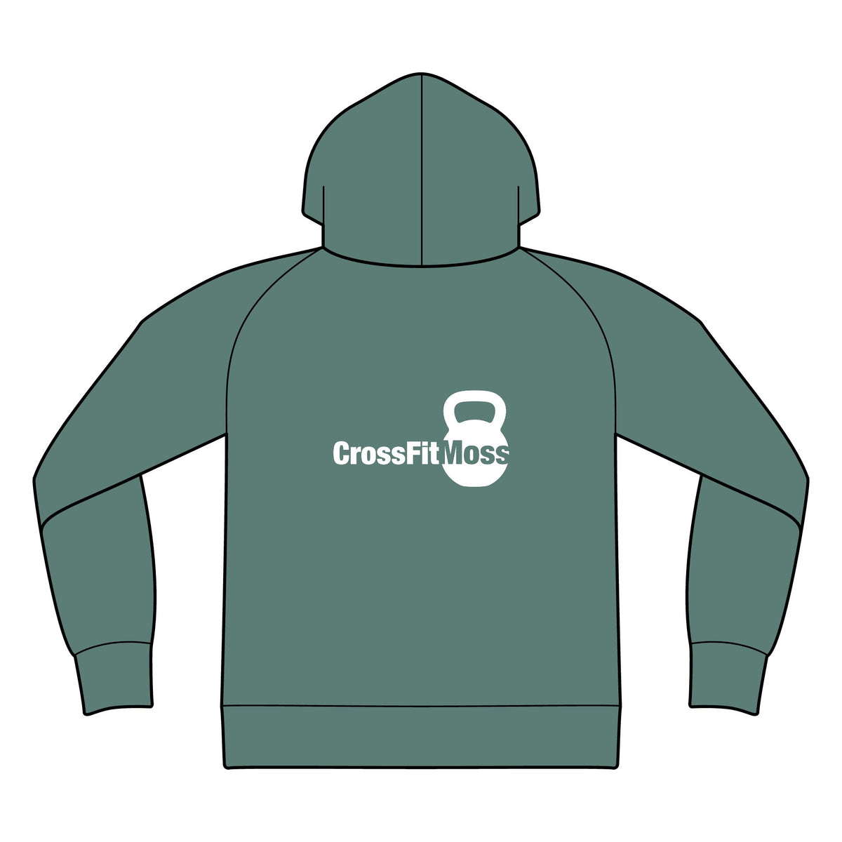 Women's Full-Zip Hoodie — Minimal Chest Logo Organic Fleece