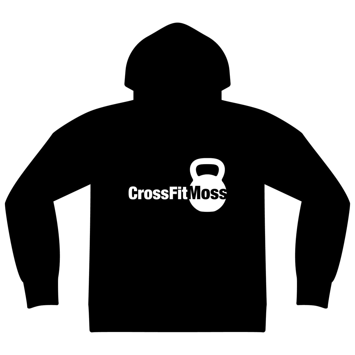CrossFit Moss Kettlebell Zip Hoodie — Full-Zip Gym Sweatshirt