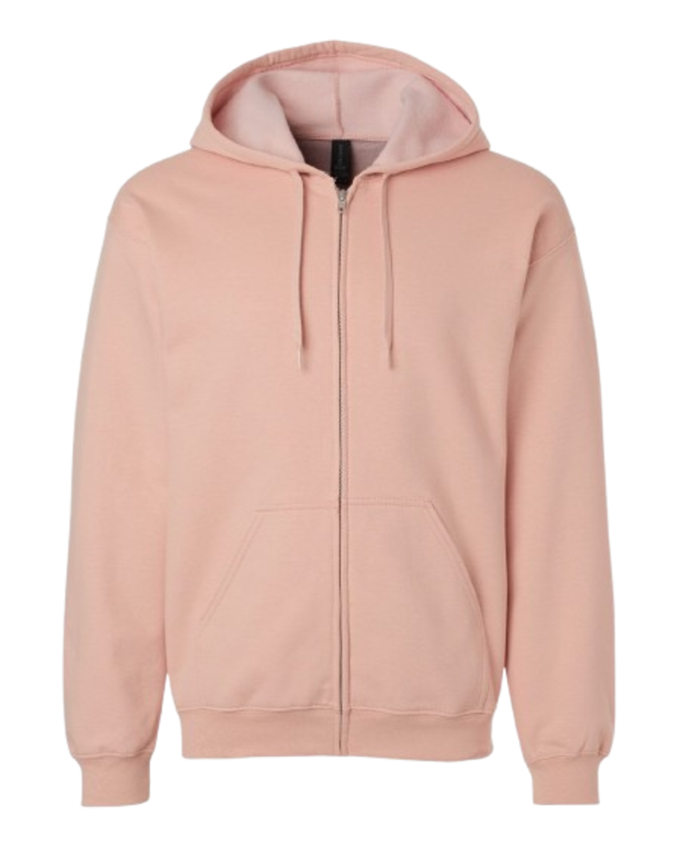 CrossFit Moss Kettlebell Zip Hoodie — Full-Zip Gym Sweatshirt