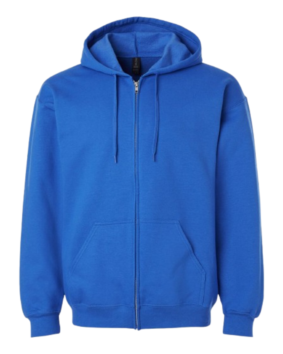 CrossFit Moss Kettlebell Zip Hoodie — Full-Zip Gym Sweatshirt