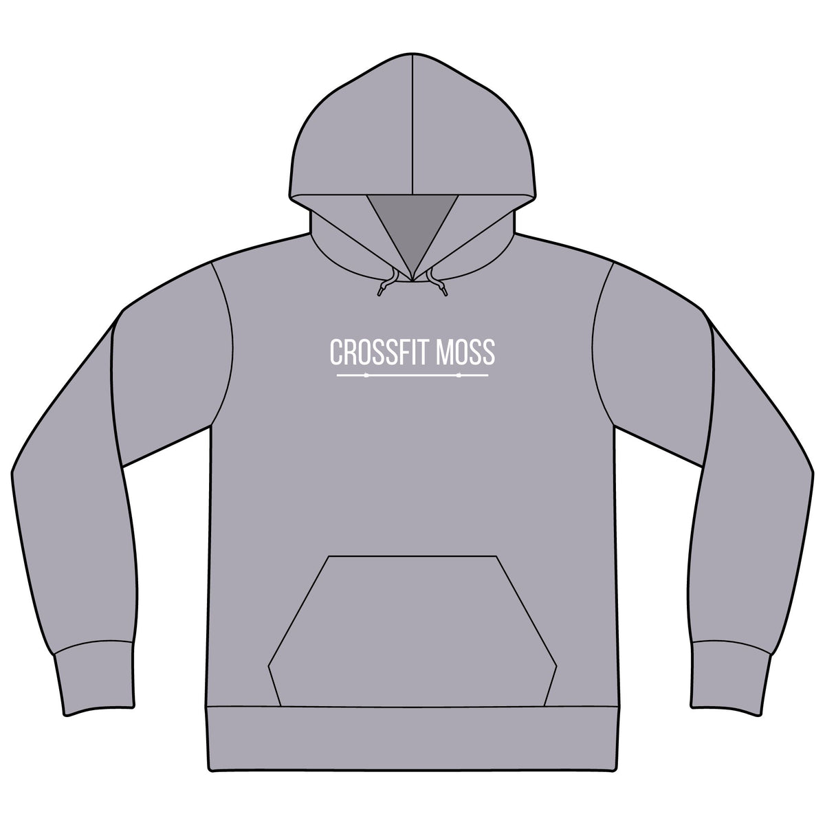 CrossFit Moss Hoodie — Unisex Kettlebell Gym Sweatshirt