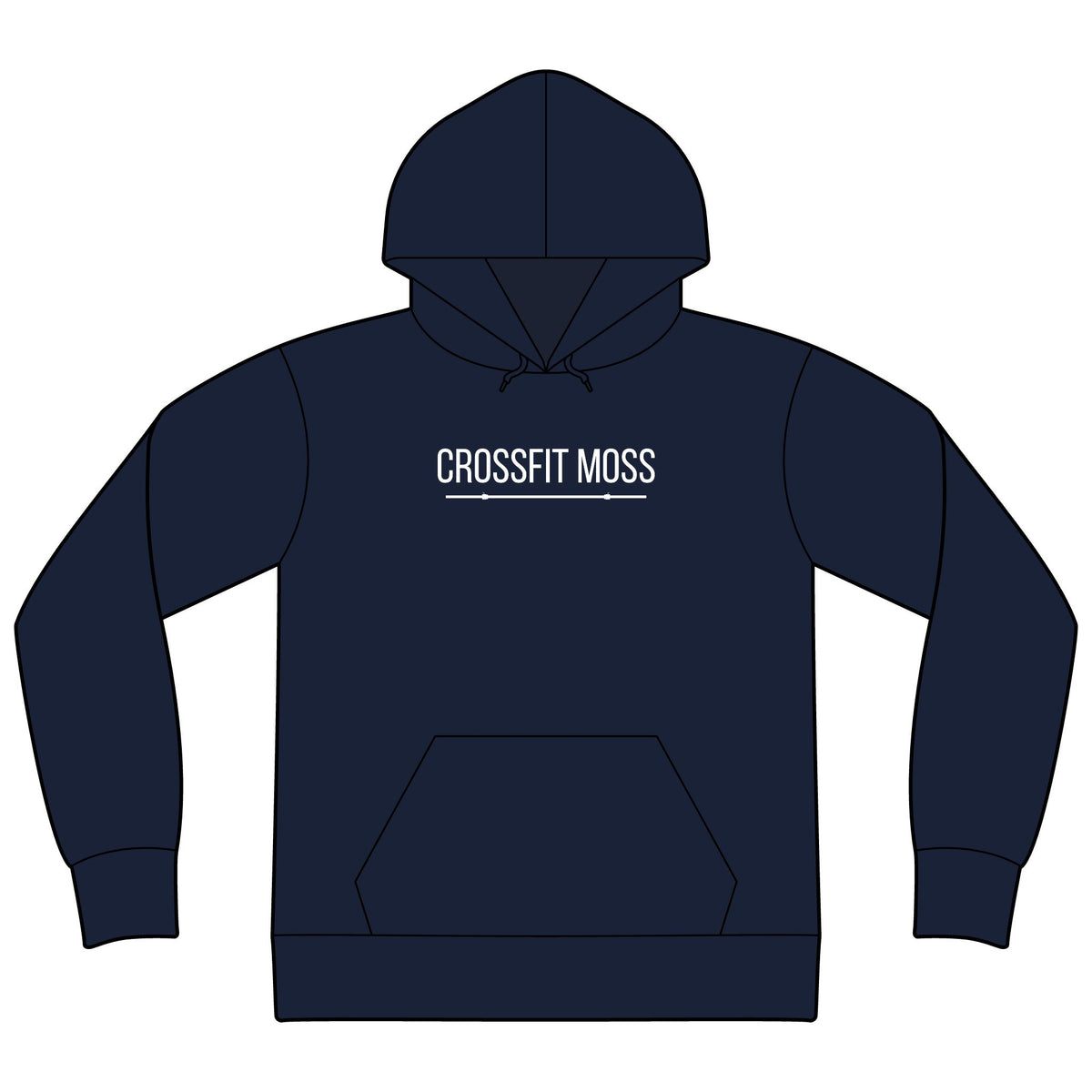 CrossFit Moss Hoodie — Unisex Kettlebell Gym Sweatshirt