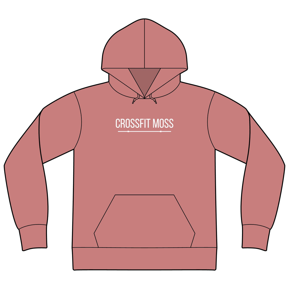 CrossFit Moss Hoodie — Unisex Kettlebell Gym Sweatshirt