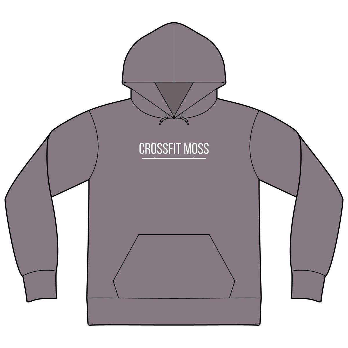 CrossFit Moss Hoodie — Unisex Kettlebell Gym Sweatshirt