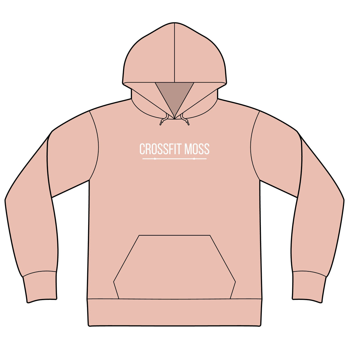 CrossFit Moss Hoodie — Unisex Kettlebell Gym Sweatshirt