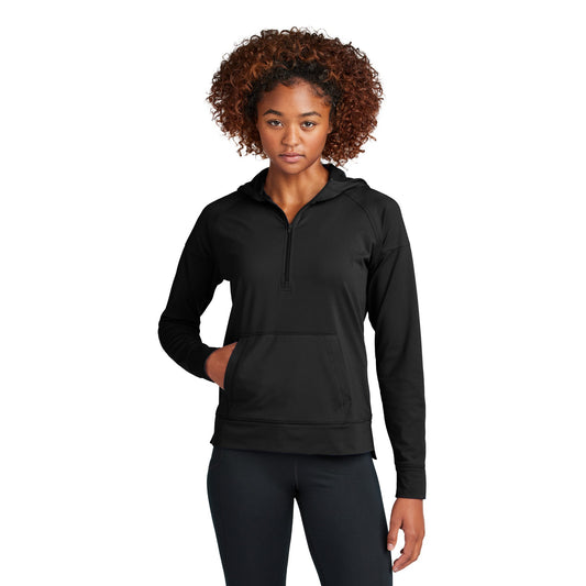 CrossFit Moss Women's 1/2-Zip Sport-Wick Hoodie - Lightweight Activewear