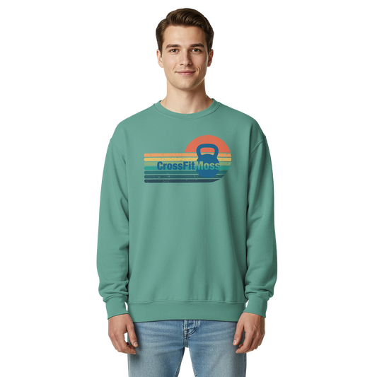 Unisex garment-dyed sweatshirt
